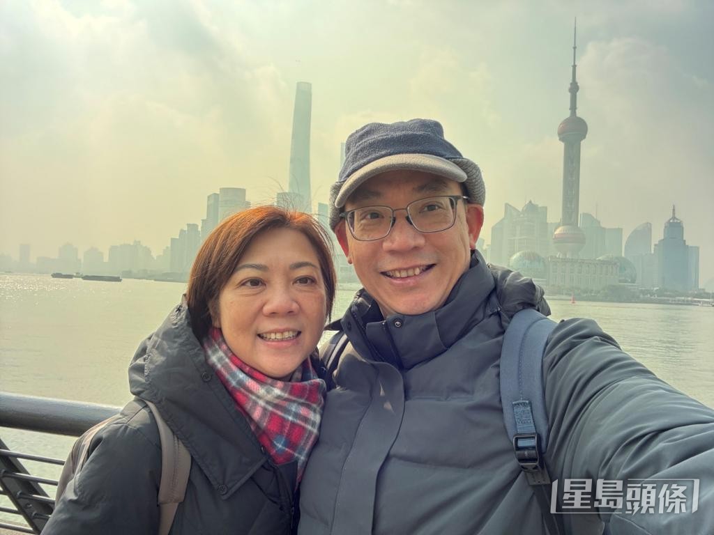 李卓廣與太太都是恆常捐血者。 受訪者提供 李卓廣與太太都是恆常捐血者。 受訪者提供