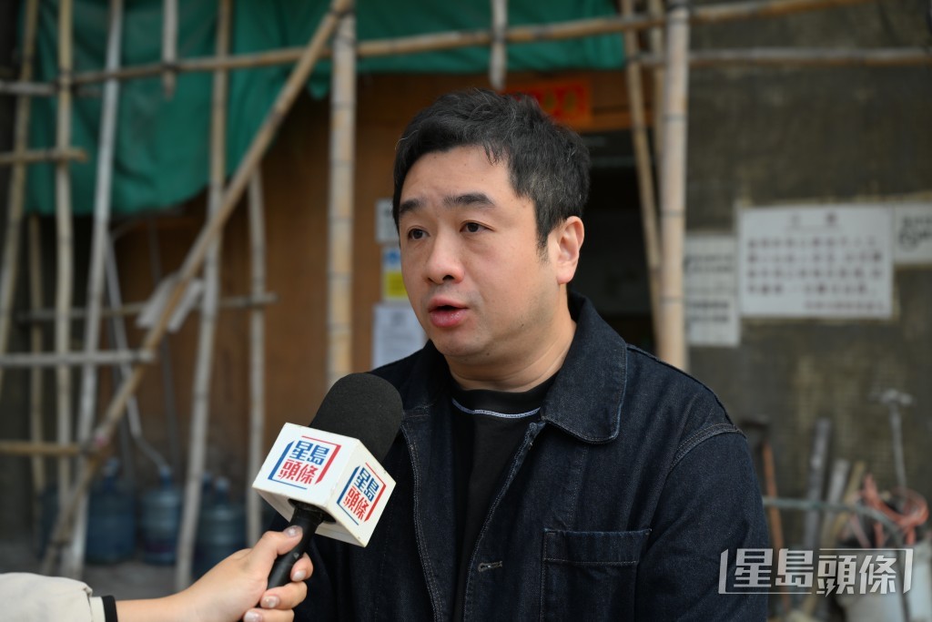 住在第二座的業主余先生。