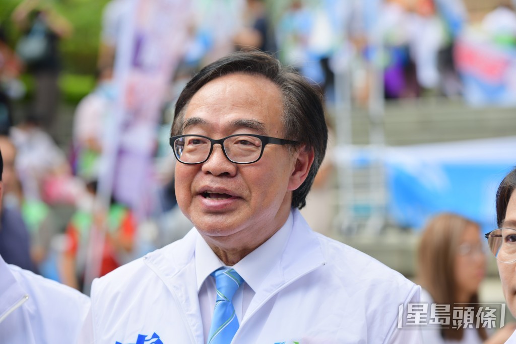 經民聯主席盧偉國。歐樂年攝 經民聯主席盧偉國。歐樂年攝