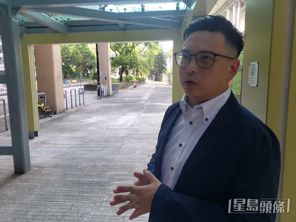 大埔區議員麥成灝指,區內部分交通燈未妥善協調。 大埔區議員麥成灝指,區內部分交通燈未妥善協調。