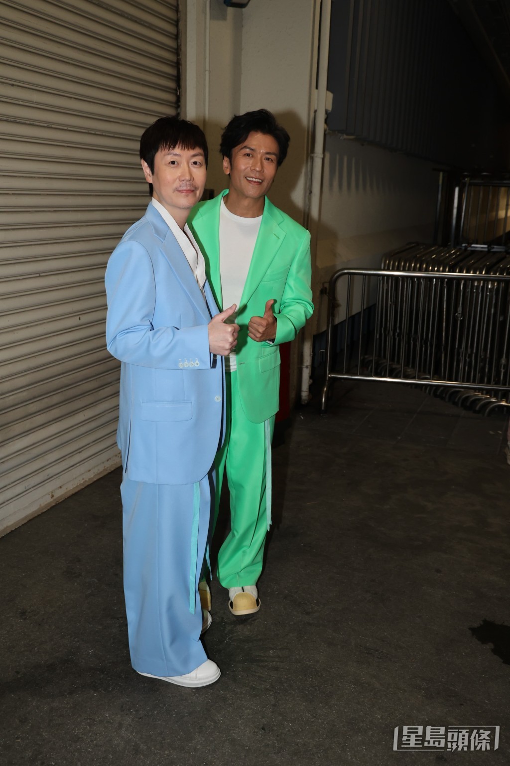 Hey Brother成員李思捷、唐文龍打扮好特別。 Hey Brother成員李思捷、唐文龍打扮好特別。