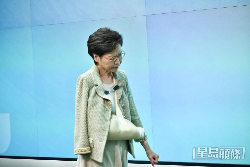 前任行政長官林鄭月娥。資料圖片 前任行政長官林鄭月娥。資料圖片