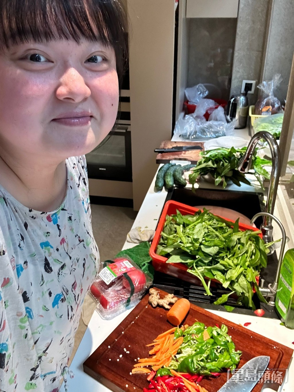 年前被王祖藍逼入減肥營減肥。