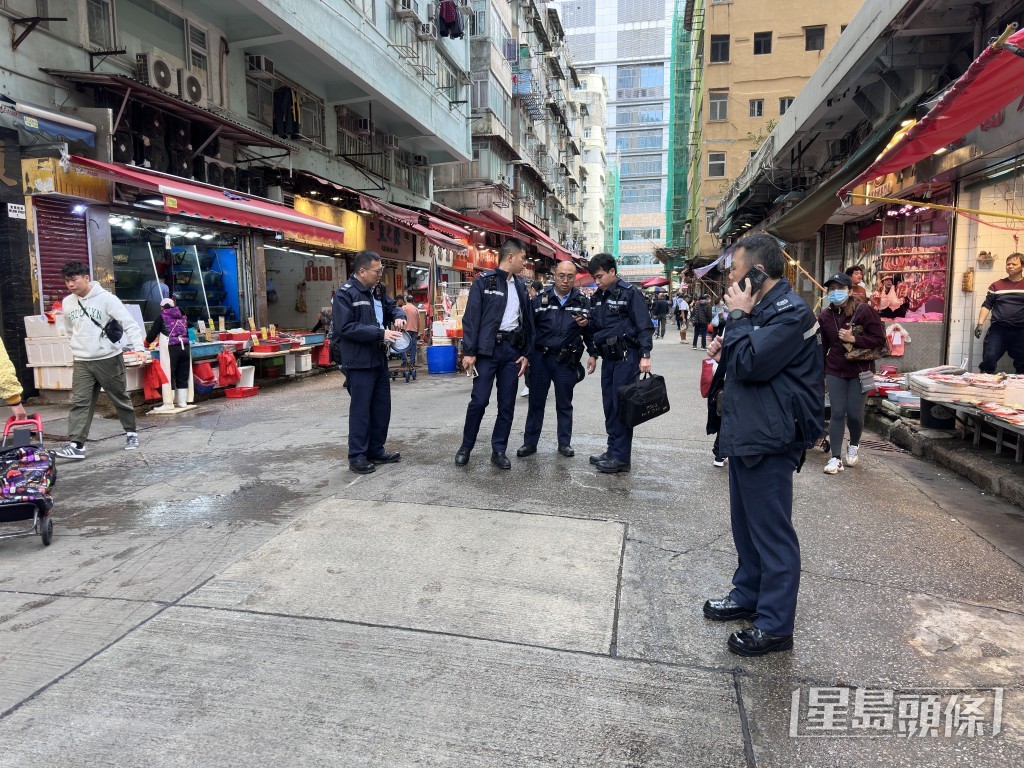 警員到場調查。梁國峰攝