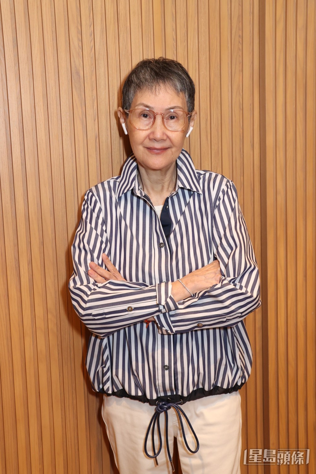 76歲李琳琳近年聽力差,要戴助聽器。 76歲李琳琳近年聽力差,要戴助聽器。
