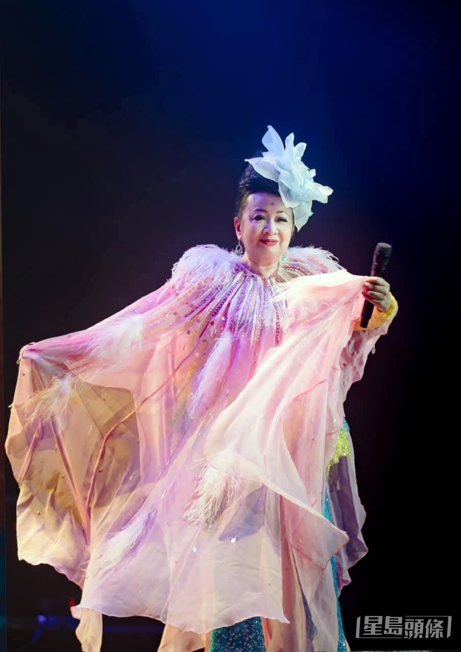 家燕姐每次演出,訂製戰衣都落足重本。 家燕姐每次演出,訂製戰衣都落足重本。