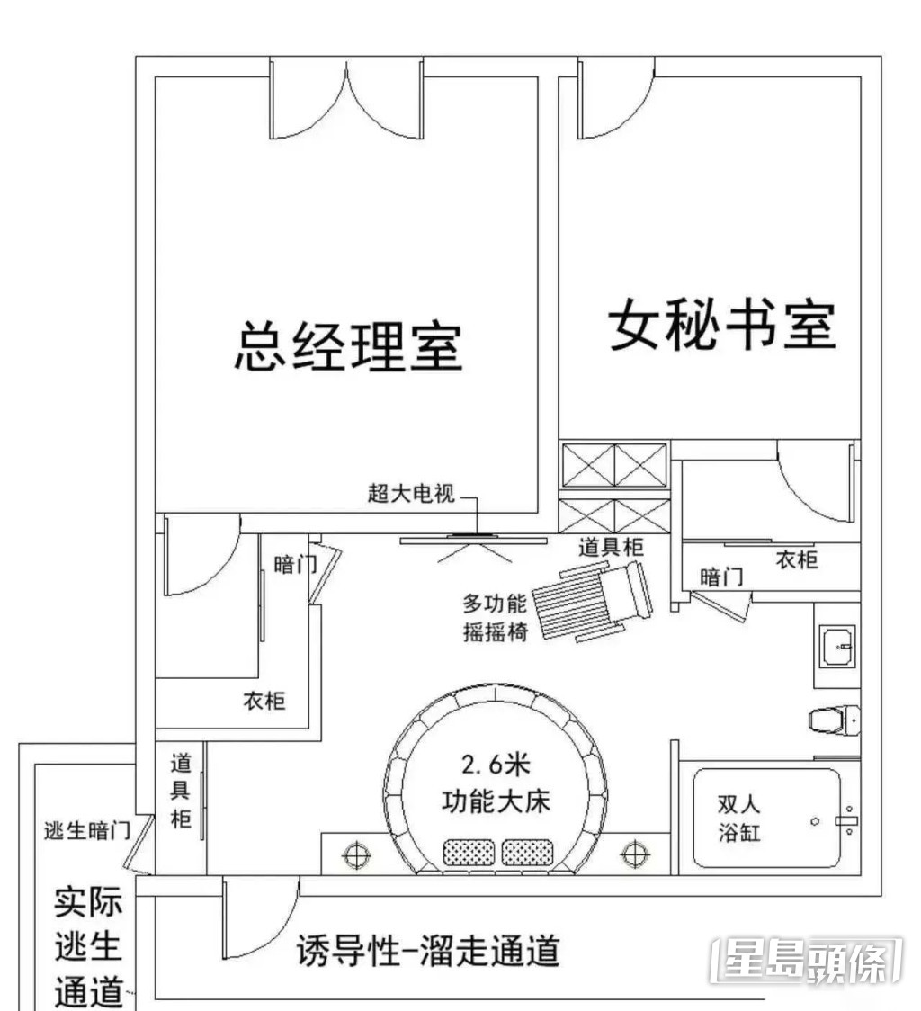 有網民更搞笑地上載了一張極度開放、甚至帶點香艷感覺的辦公室環境設計。(網民留言截圖) 有網民更搞笑地上載了一張極度開放、甚至帶點香艷感覺的辦公室環境設計。(網民留言截圖)