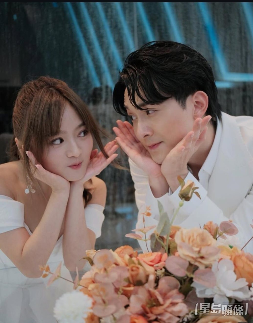 成功配對的羅毓儀、林俊其感情一日千里。 成功配對的羅毓儀、林俊其感情一日千里。