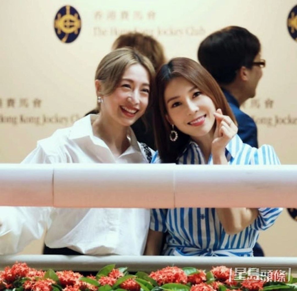 Katy入馬場為了支持老友黃婉曼。