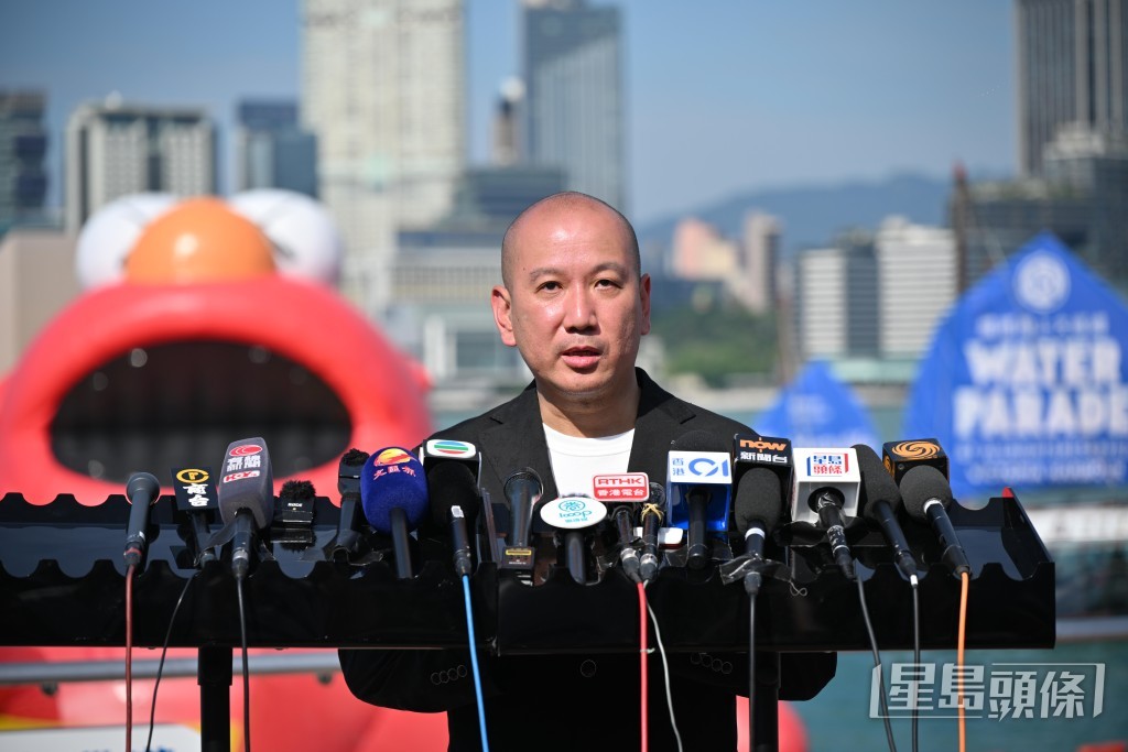 林樹鑫表示,希望「維港海上大巡遊」帶來一個真正屬於香港的創意活動。 林樹鑫表示,希望「維港海上大巡遊」帶來一個真正屬於香港的創意活動。