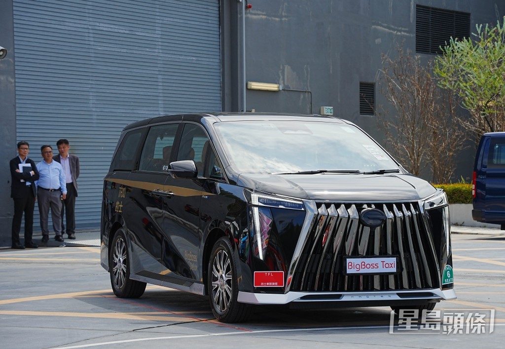 Big Boss Taxi 豪華型黑色旗艦車。汪旭峰攝 Big Boss Taxi 豪華型黑色旗艦車。汪旭峰攝