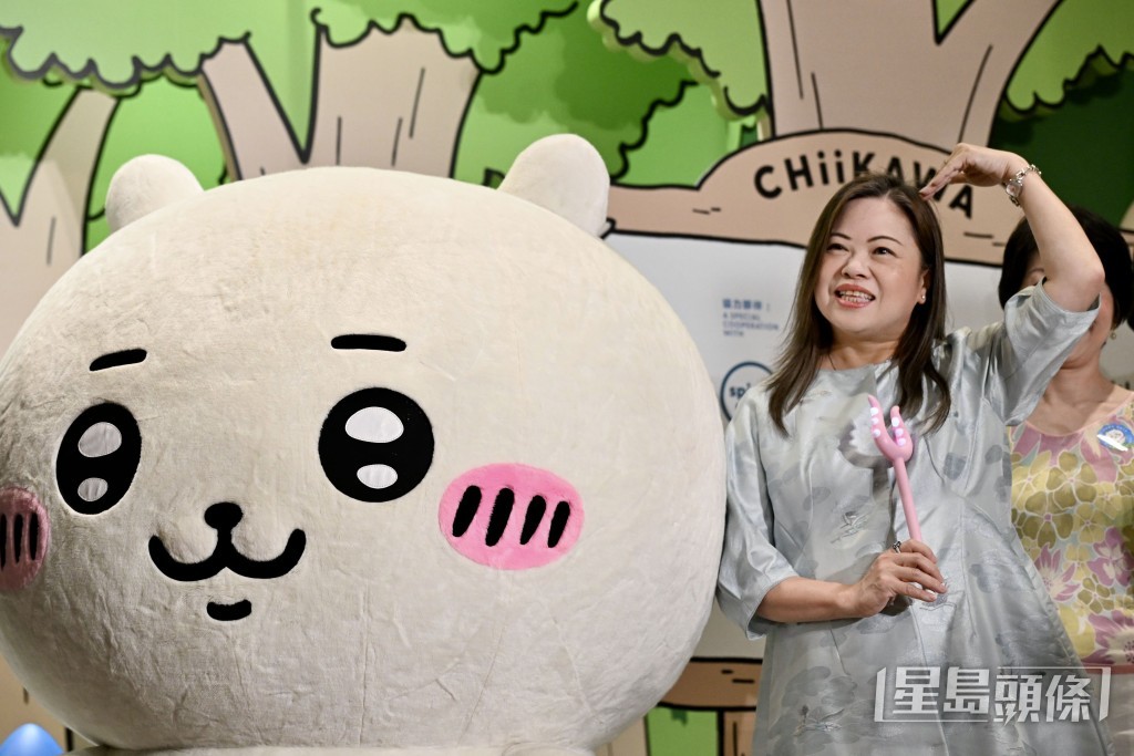  羅淑佩出席「CHIIKAWA DAYS」開幕禮。劉駿軒攝
