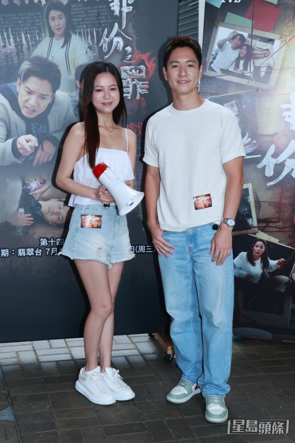 吳偉豪孖胡敏芝接棒對收視壓力大。 吳偉豪孖胡敏芝接棒對收視壓力大。
