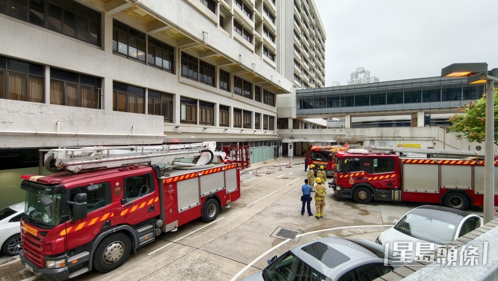 現場為沙田威爾斯親王醫院。 現場為沙田威爾斯親王醫院。
