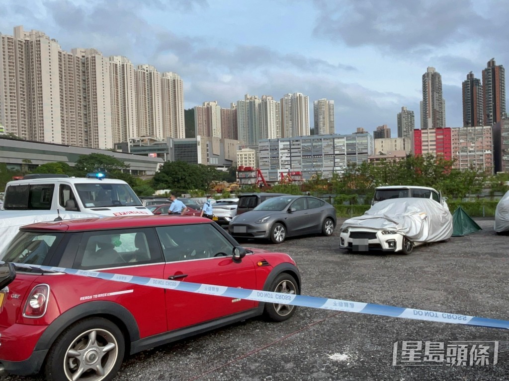 事發於油塘道近茶果嶺道交界一個露天停車場。 事發於油塘道近茶果嶺道交界一個露天停車場。