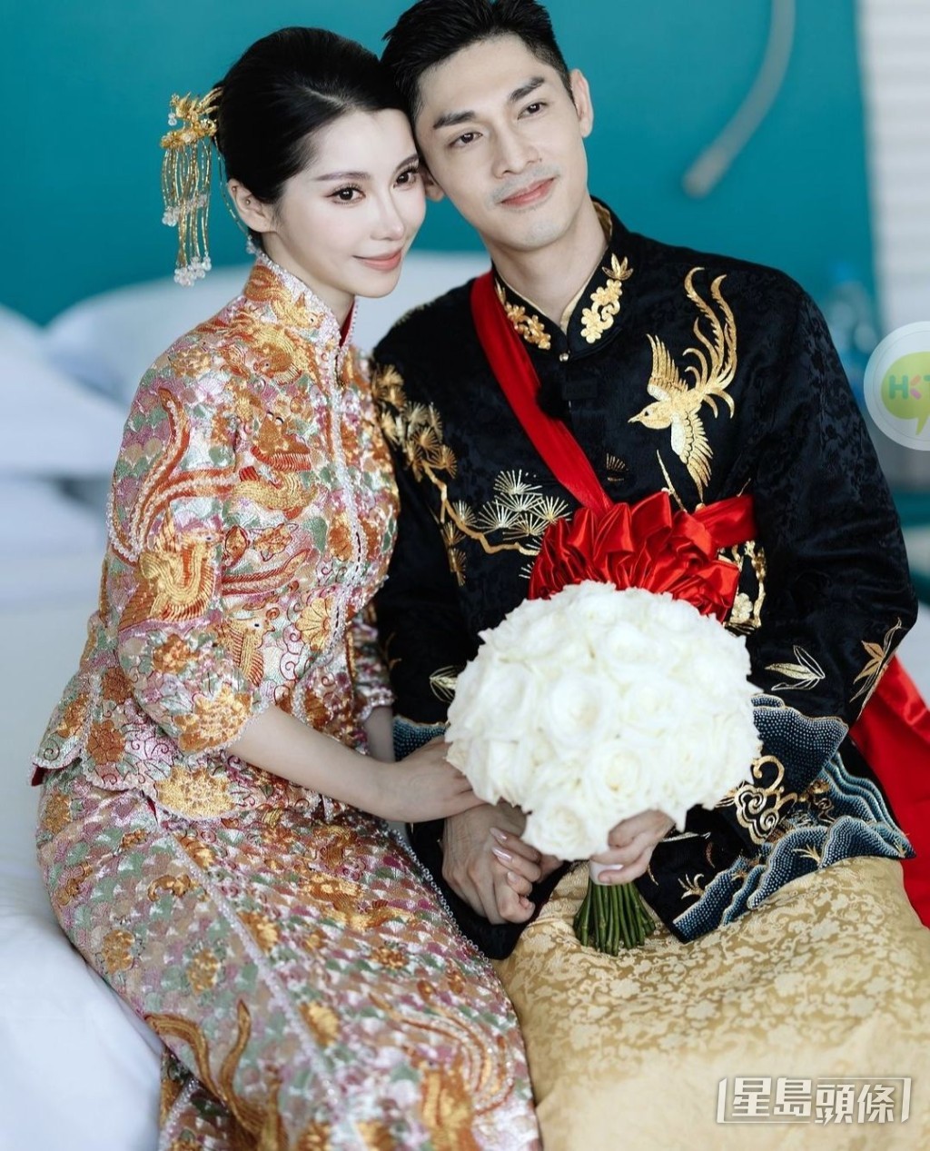 新娘子妝容。