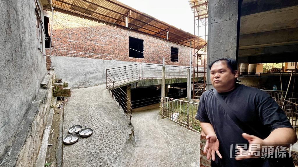 黃碩鋒希望3年內找到符合各項法規的土地,重置養豬場。 黃碩鋒希望3年內找到符合各項法規的土地,重置養豬場。