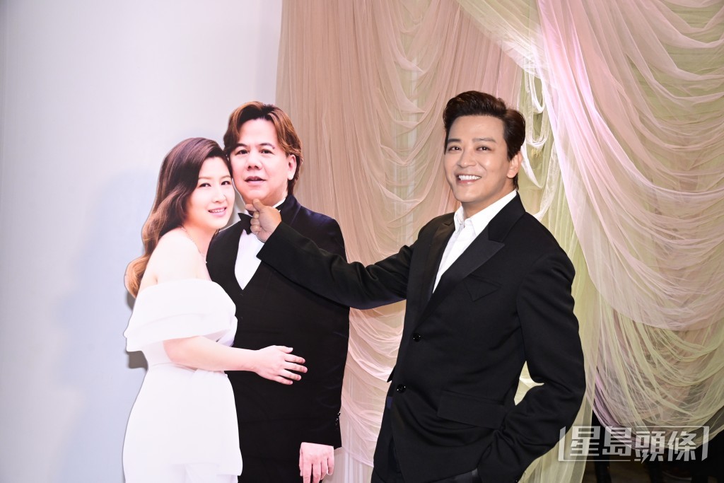 陳曉東趕回香港參加伍仲衡婚禮。 陳曉東趕回香港參加伍仲衡婚禮。