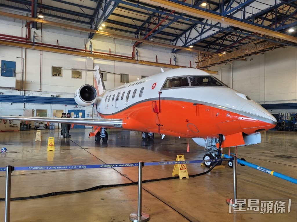 挑戰者605定翼機。趙克平攝 挑戰者605定翼機。趙克平攝