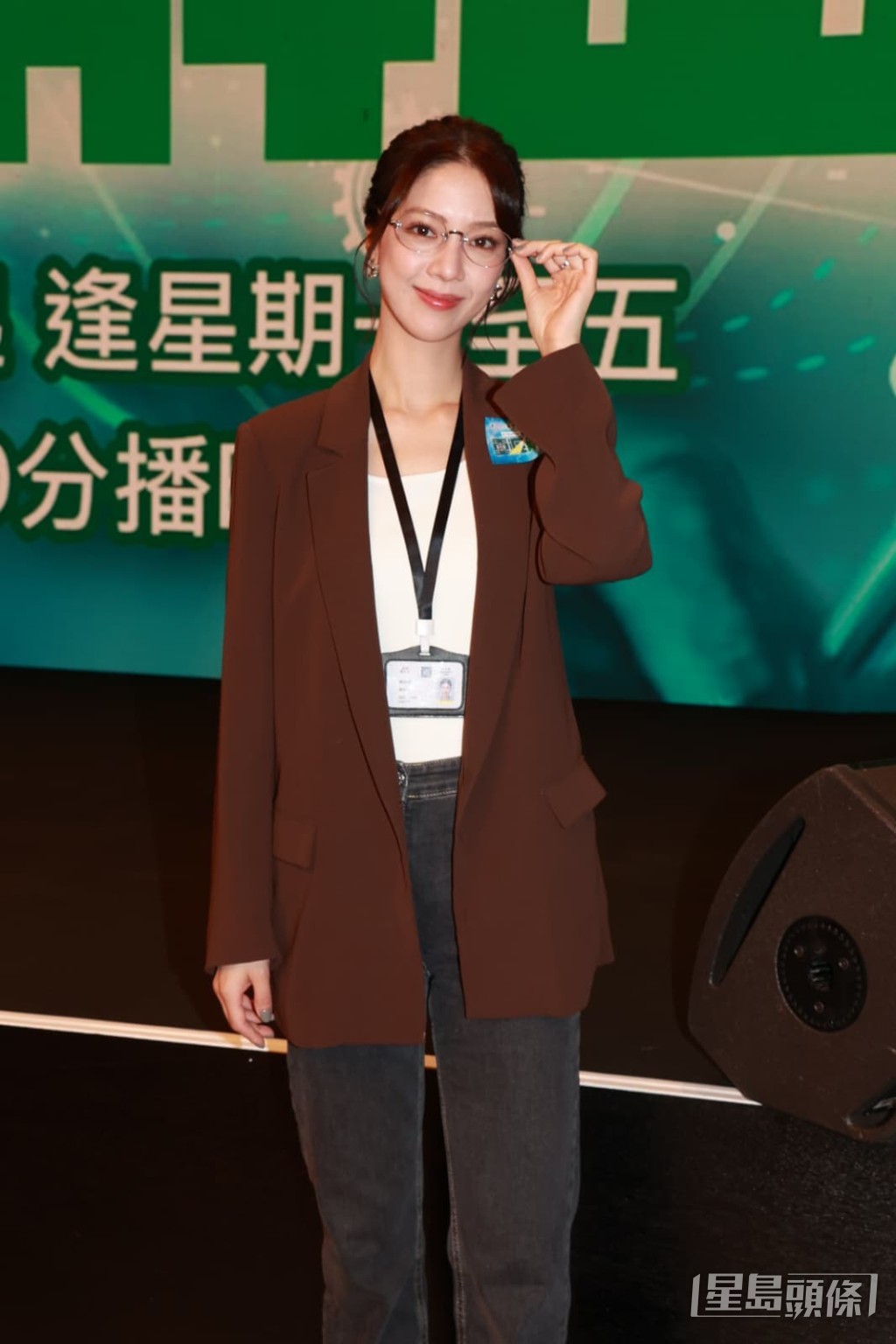 陳曉華身形明顯纖瘦了。 陳曉華身形明顯纖瘦了。