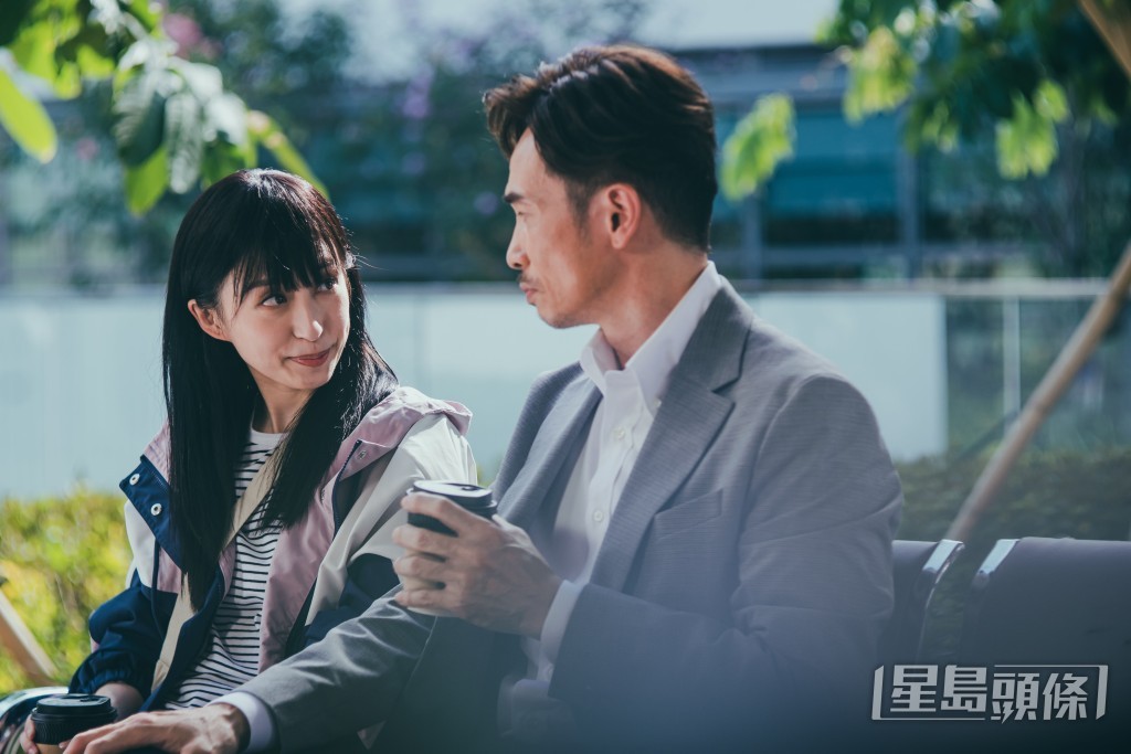 跟陳豪合作拍《企業強人》。