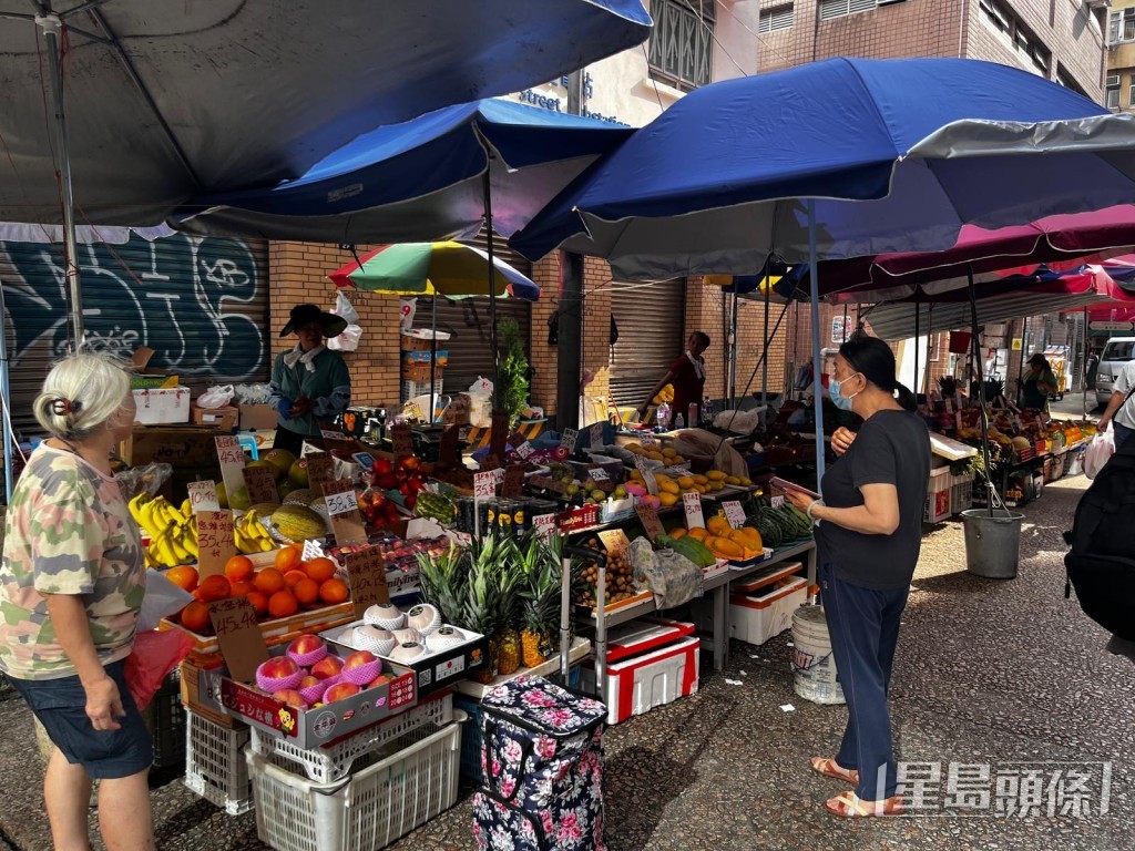 舊旺角街市亦有阻街問題。 舊旺角街市亦有阻街問題。