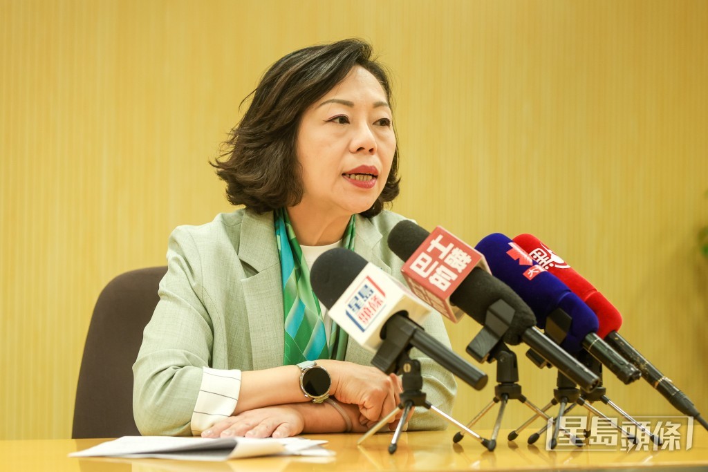 麥美娟強調現時本港仍有不同形式的軟對抗。何家豪攝 麥美娟強調現時本港仍有不同形式的軟對抗。何家豪攝