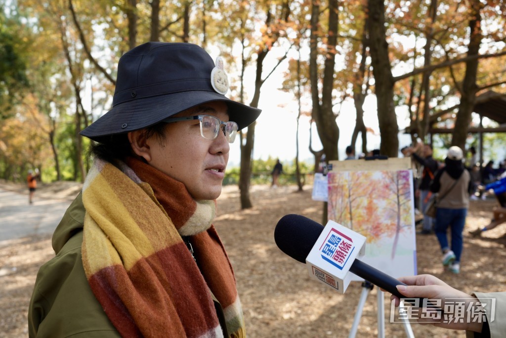 畫家陳先生。劉駿軒攝