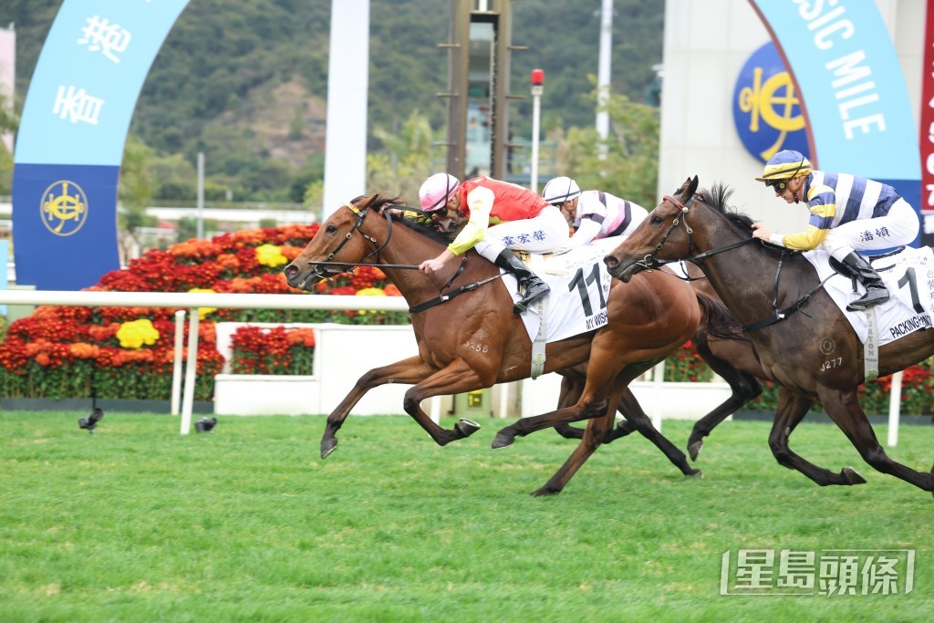 「祝願」贏香港經典一哩賽。