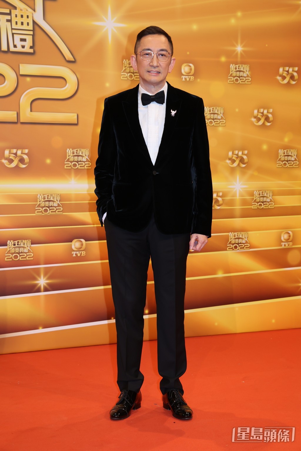 吳啟華去年與張兆輝在《萬千星輝頒獎典領2022》負責頒「最受觀迎電視拍檔」。