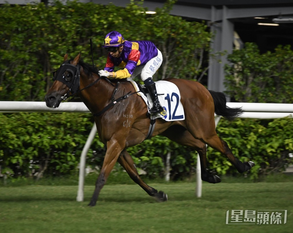 「幸運星球」明晚再戰贏馬路程，有望再贏一場，取得跨季連捷。