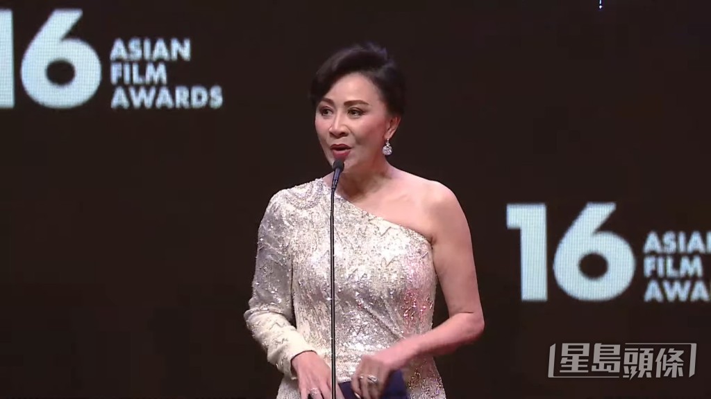 劉嘉玲打開得獎名單時，講了一句：「Oh My God！」