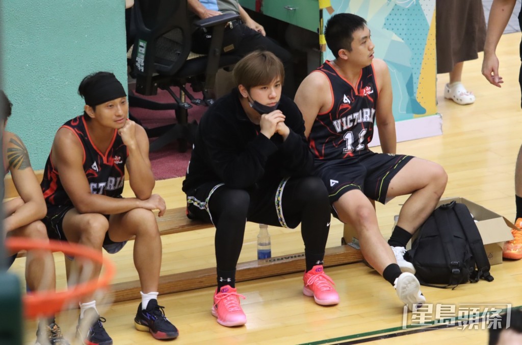 姜濤日前相約一眾圈中好友出戰「Gofight EAA籃球聯賽」四強賽事。