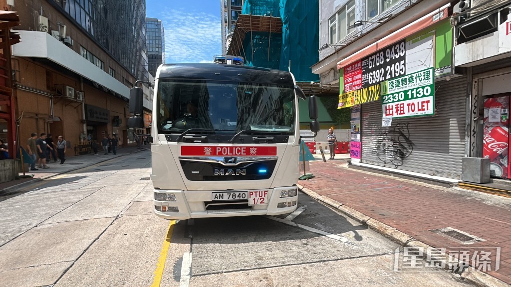 警員到場調查。林思明攝