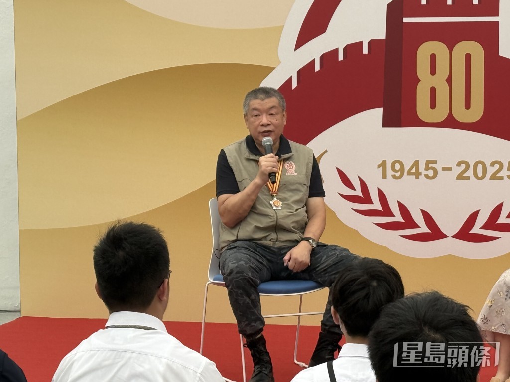 原東江縱隊港九獨立大隊老游擊戰士聯誼會副會長林鳴。 原東江縱隊港九獨立大隊老游擊戰士聯誼會副會長林鳴。