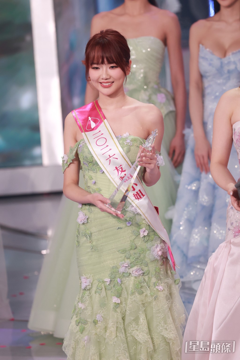 3號李澄晴奪得「友誼小姐」後被淘汰。
