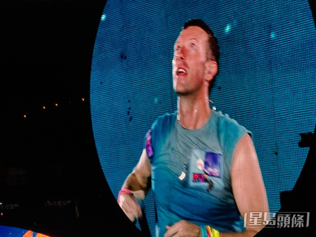 Coldplay在啟德體育園舉辦演唱會。 Coldplay在啟德體育園舉辦演唱會。