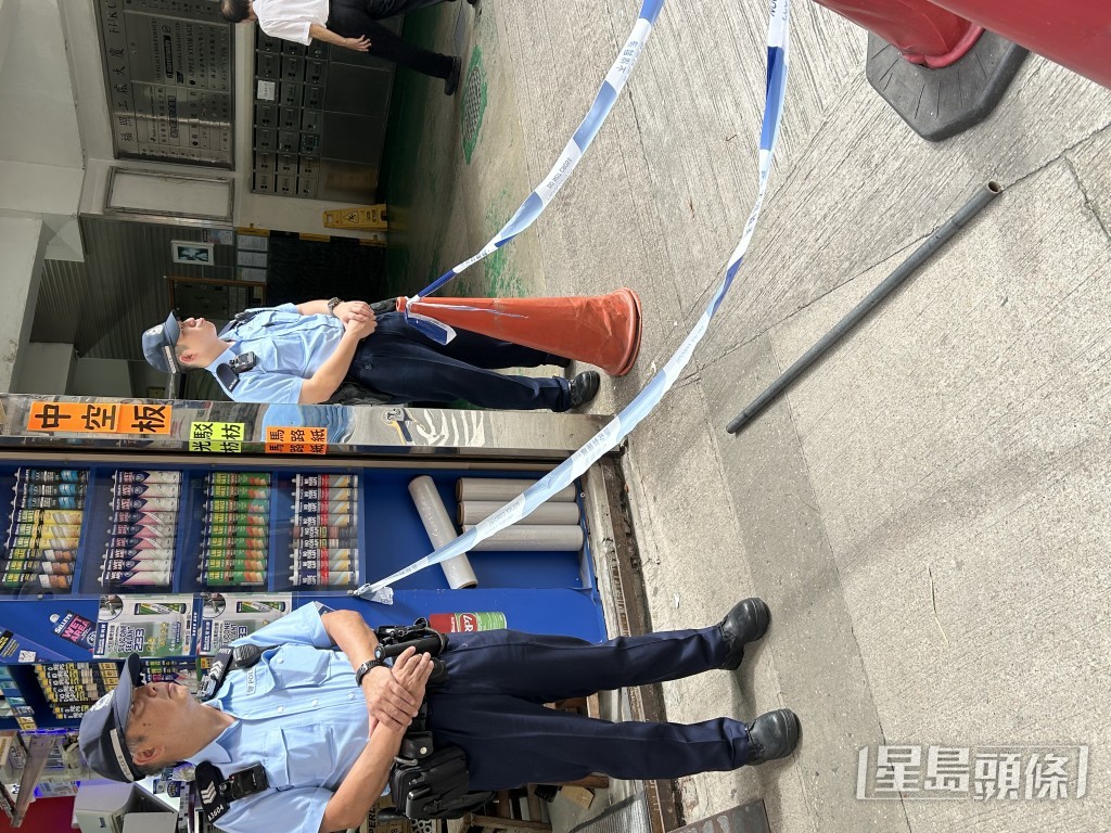 警員到場調查。
