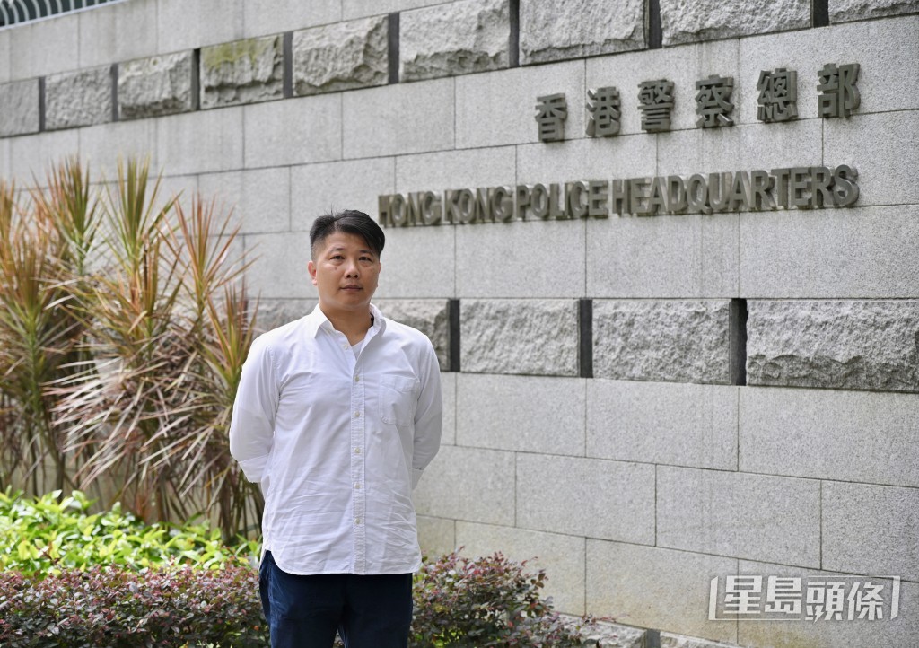 蔡家駿在父親薰陶下，自幼立志投身警隊。蘇正謙攝