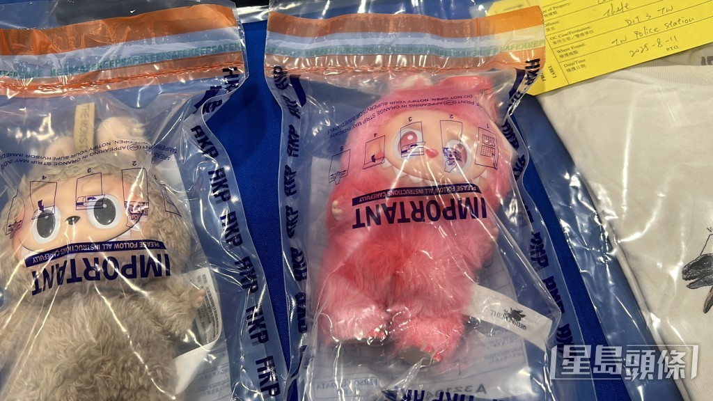 被盜去的熱門公仔Labubu。林思明攝