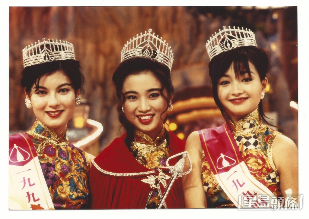 谭小环（中）是1994年香港小姐冠军，初出道时曾被无线力捧。