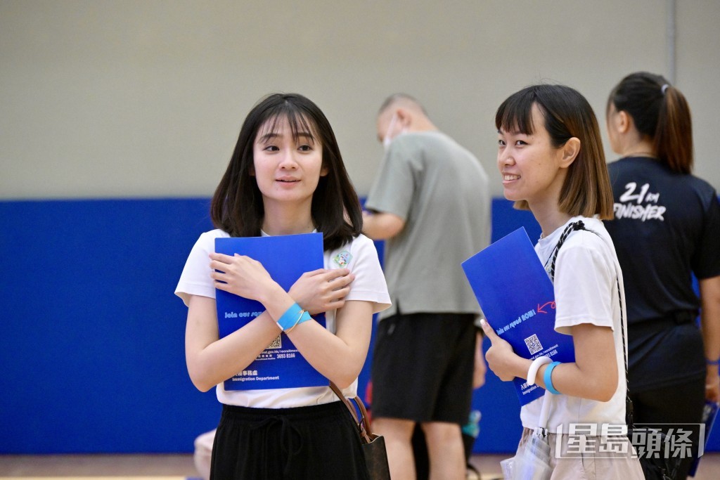 入境處今明兩日舉行入境事務主任招聘體驗日。蘇正謙攝
