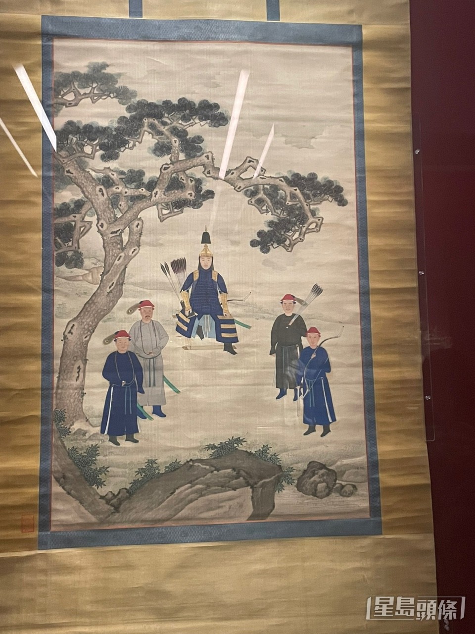 新展出的「康熙帝戎裝像」是少有的描繪康熙帝年輕時期的傳世畫像之一。蔡思宇攝