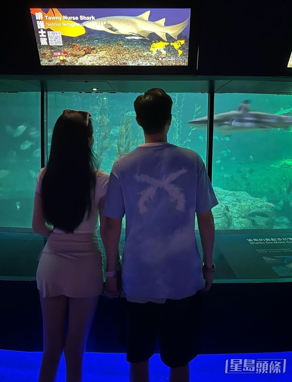 兩公婆好恩愛。