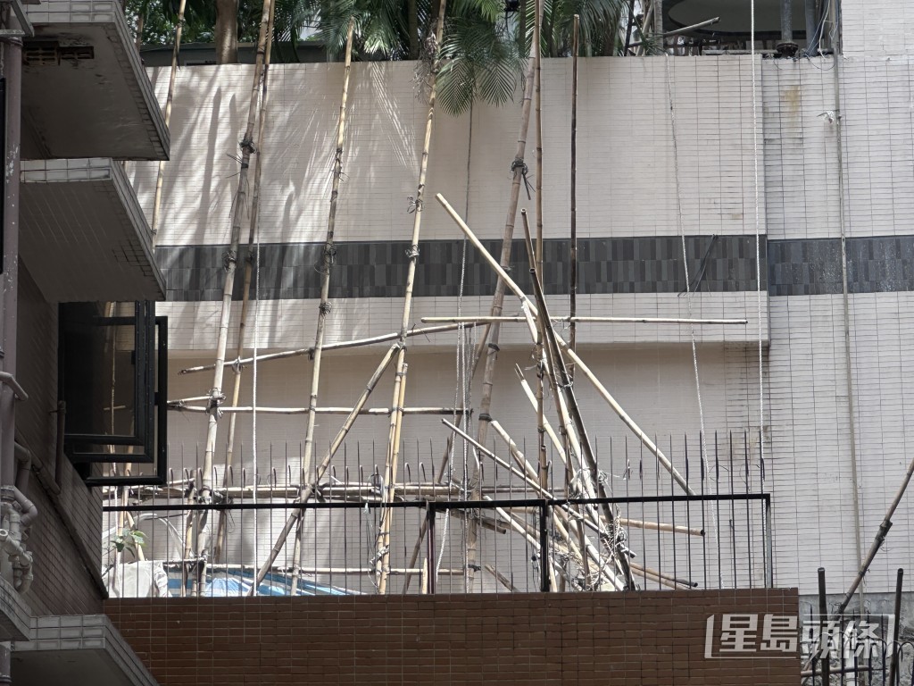 塌棚架面積約9米乘9米。 塌棚架面積約9米乘9米。