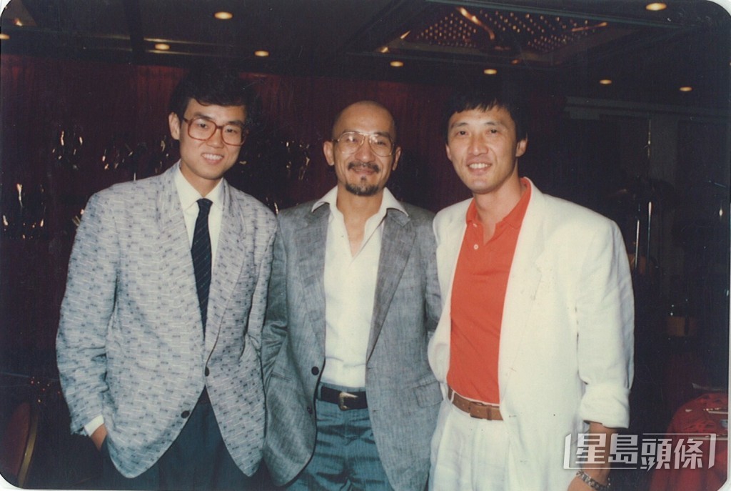 (左起)黃百鳴、麥嘉和石天是新藝城三個「臭皮匠」。 (左起)黃百鳴、麥嘉和石天是新藝城三個「臭皮匠」。