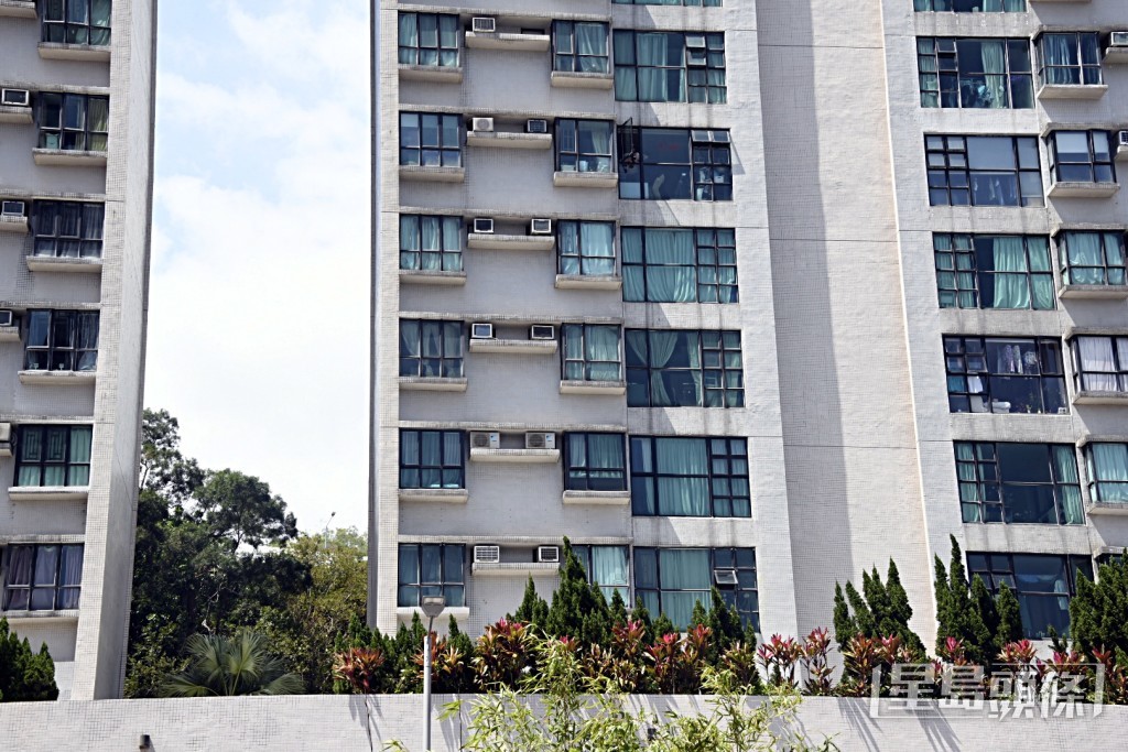 恆麗園發生男童墮樓案。 恆麗園發生男童墮樓案。