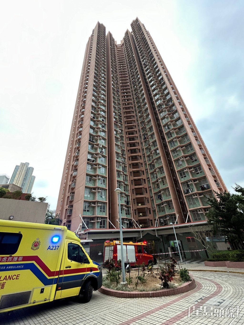 火警中無人受傷。曾志恒攝