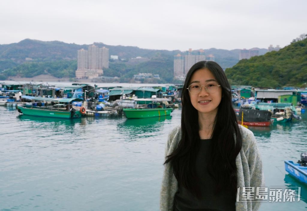 家裏的魚排是黃晞晴童年的「遊樂場」。