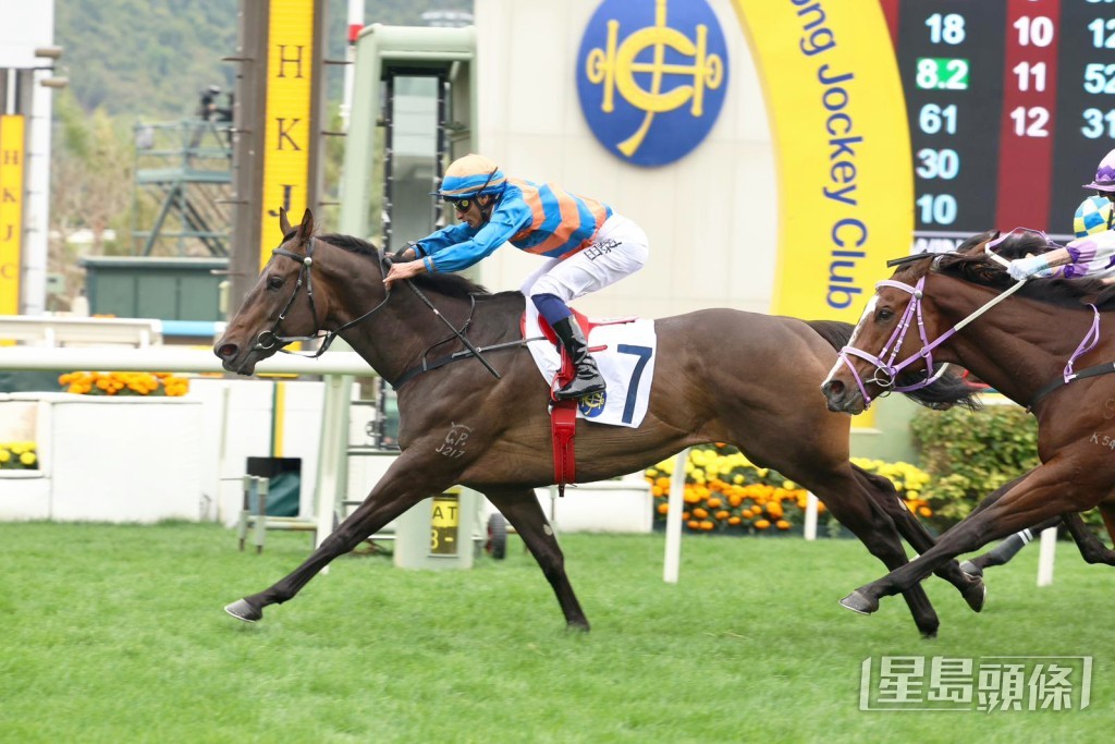 「鼓浪好友」今季轉投桂廄後即取得兩場頭馬。
